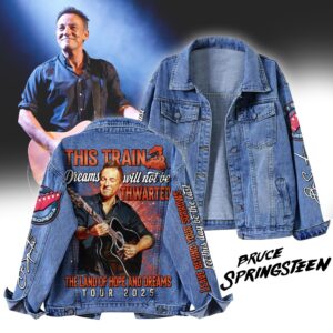 Bruce Springsteen Music Denim Jacket Gift For Fans