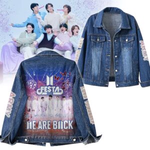 BTS Music Denim Jacket Gift For Fans