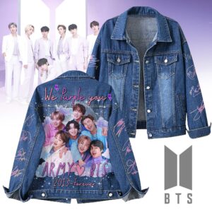BTS Music Denim Jacket Gift For Fans