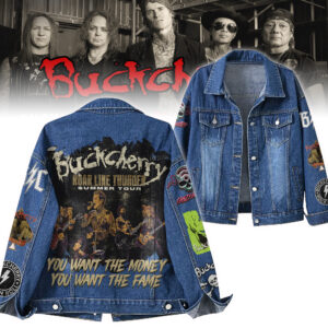 Buckcherry Music Denim Jacket Gift For Fans