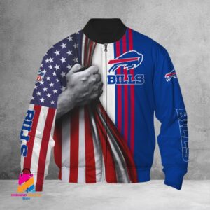 Buffalo Bills NFL Style Bomber Jacket For Fans
