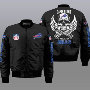 Buffalo Bills NFL Style Bomber Jacket For Fans