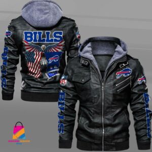 Buffalo Bills NFL Style Leather Jacket For Fan