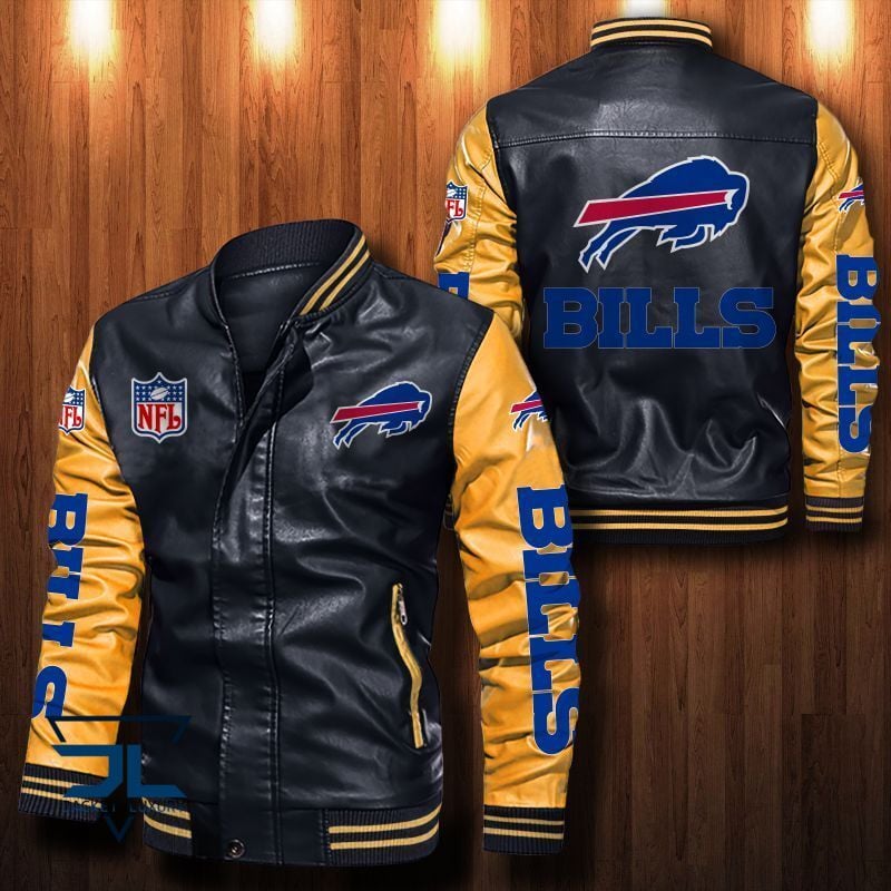 Buffalo Bills NFL Style Leather Jacket For Fan