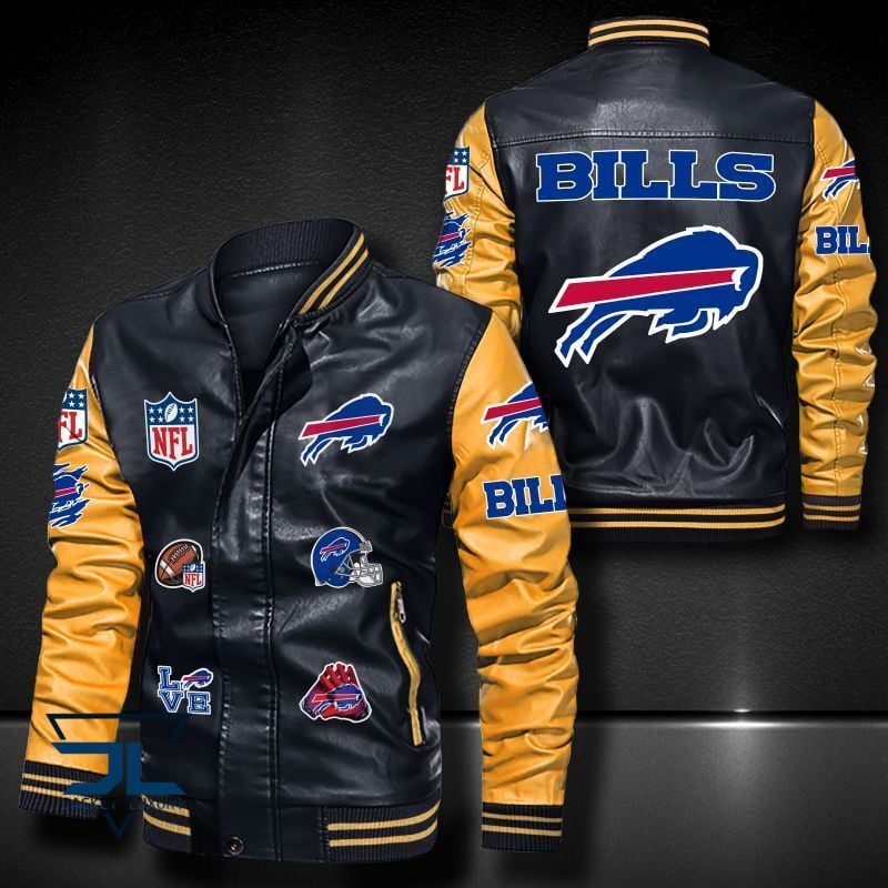 Buffalo Bills NFL Style Leather Jacket For Fan