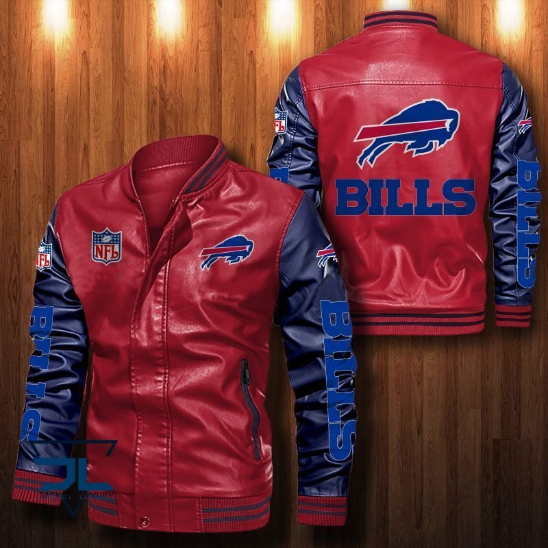 Buffalo Bills NFL Style Leather Jacket For Fan