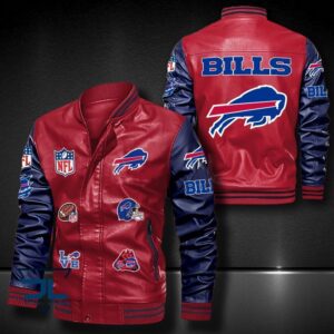 Buffalo Bills NFL Style Leather Jacket For Fan