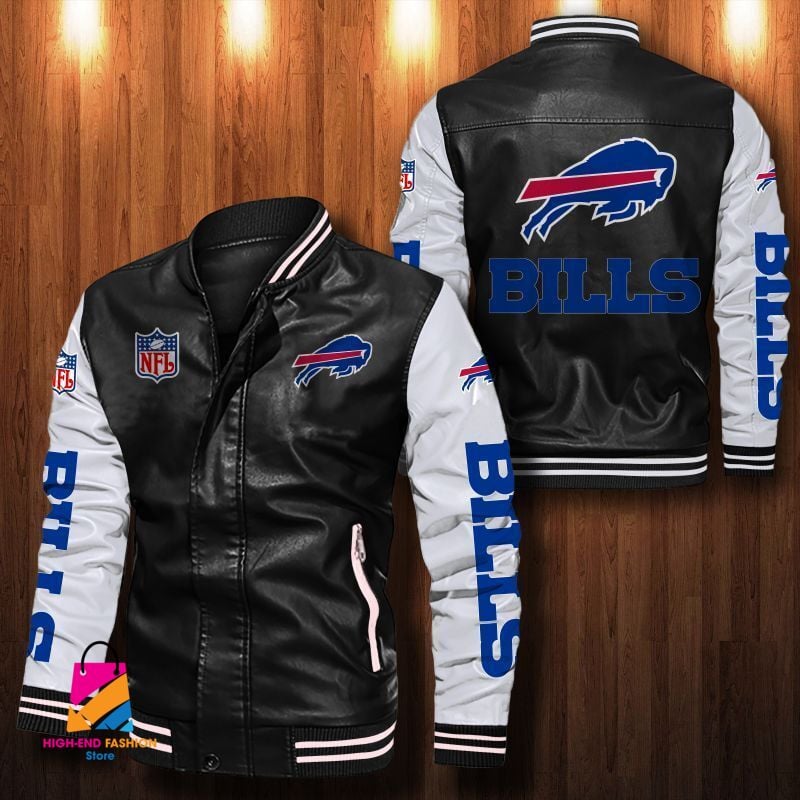 Buffalo Bills NFL Style Leather Jacket For Fan