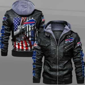 Buffalo Bills NFL Style Leather Jacket For Fan