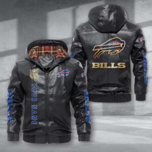 Buffalo Bills NFL Style Leather Jacket For Fans