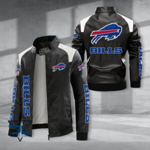 Buffalo Bills NFL Style Leather Jacket For Fans