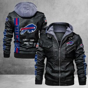 Buffalo Bills NFL Style Leather Jacket For Fans