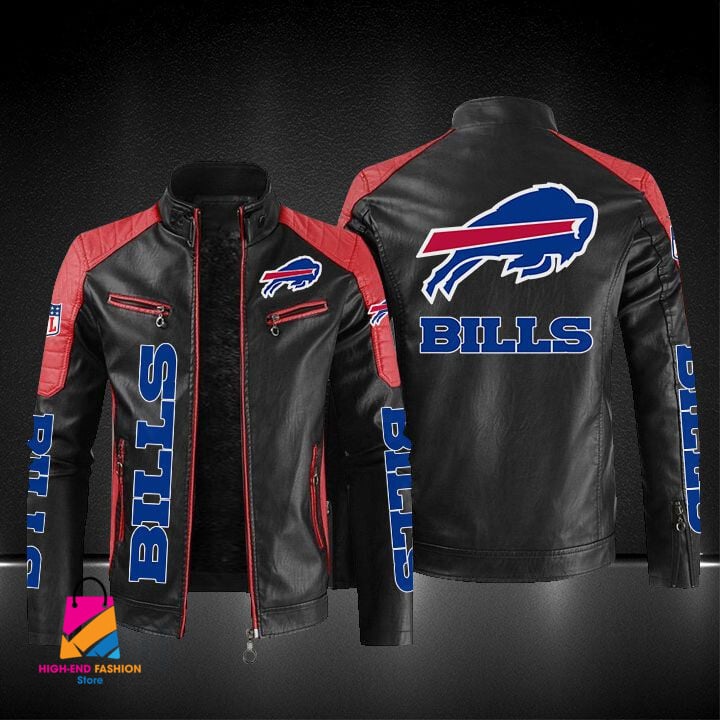 Buffalo Bills NFL Style Leather Jacket For Fans