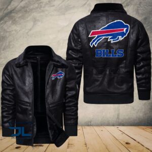 Buffalo Bills NFL Style Leather Jacket For Fans