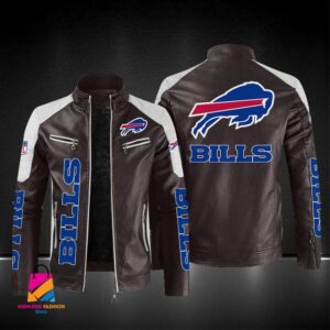Buffalo Bills NFL Style Leather Jacket For Fans