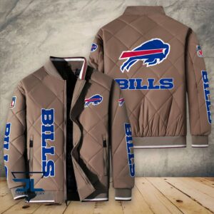 Buffalo Bills NFL Style Puffer Jacket For Fans