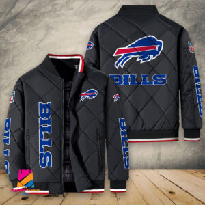 Buffalo Bills NFL Style Puffer Jacket For Fans