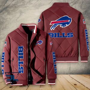 Buffalo Bills NFL Style Puffer Jacket For Fans