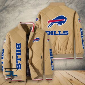 Buffalo Bills NFL Style Puffer Jacket For Fans