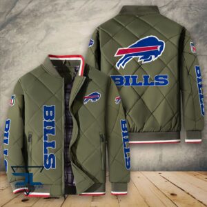 Buffalo Bills NFL Style Puffer Jacket For Fans