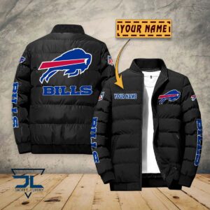 Buffalo Bills NFL Style Puffer Jacket For Fans