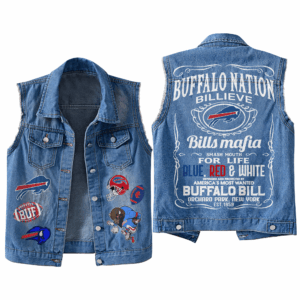 Buffalo Bills NFL Style Sleeveless Jacket For Fans