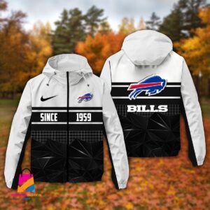 Buffalo Bills NFL Style Windbreaker Jacket For Fans