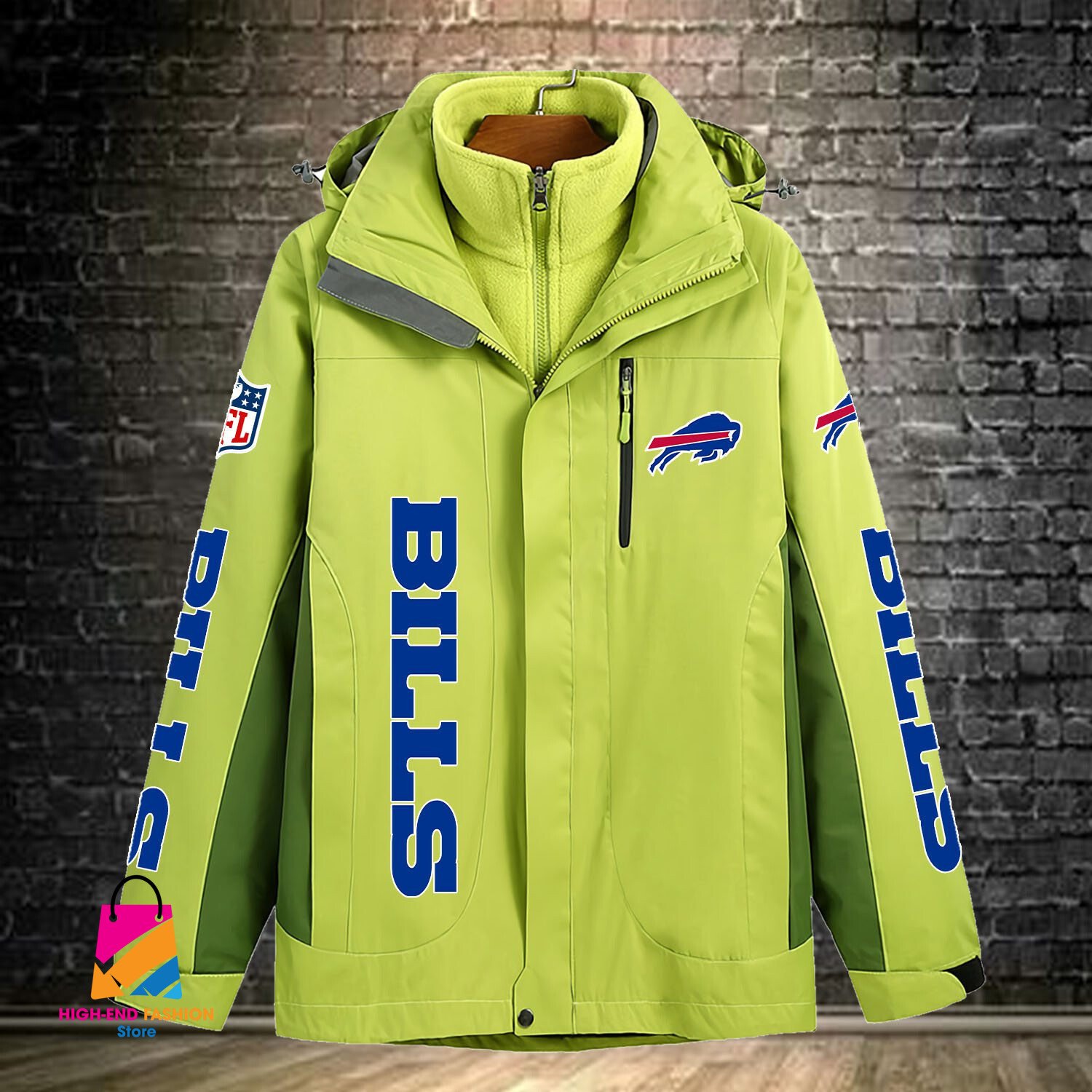 Buffalo Bills NFL Style Windbreaker Jacket For Fans