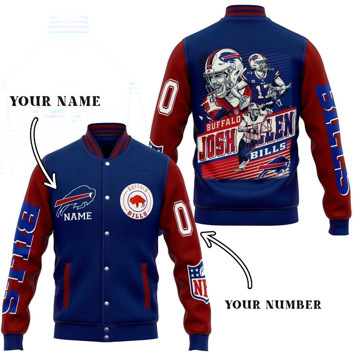 Buffalo Bulls NCAA Style Baseball Jacket For Fans