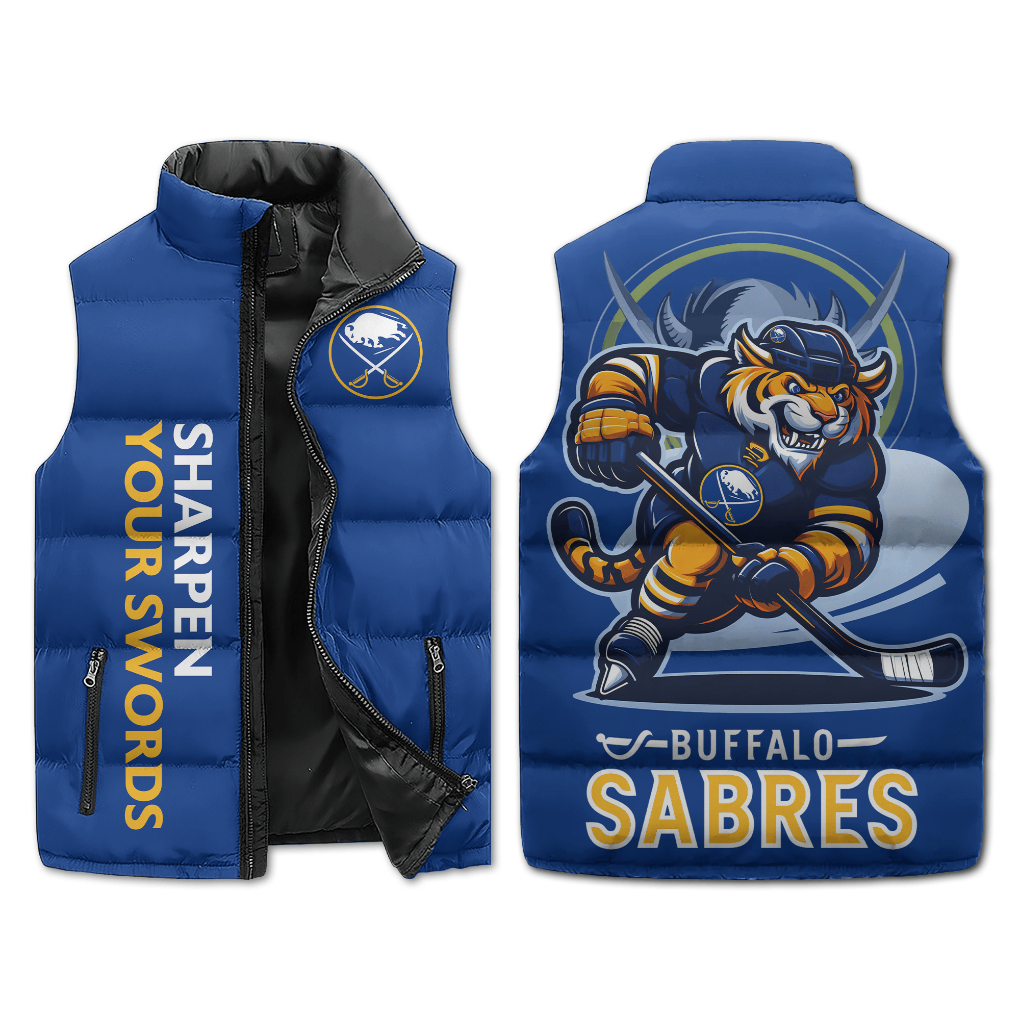 Buffalo Sabres NHL Style Sleeveless Puffer Jacket For Fans
