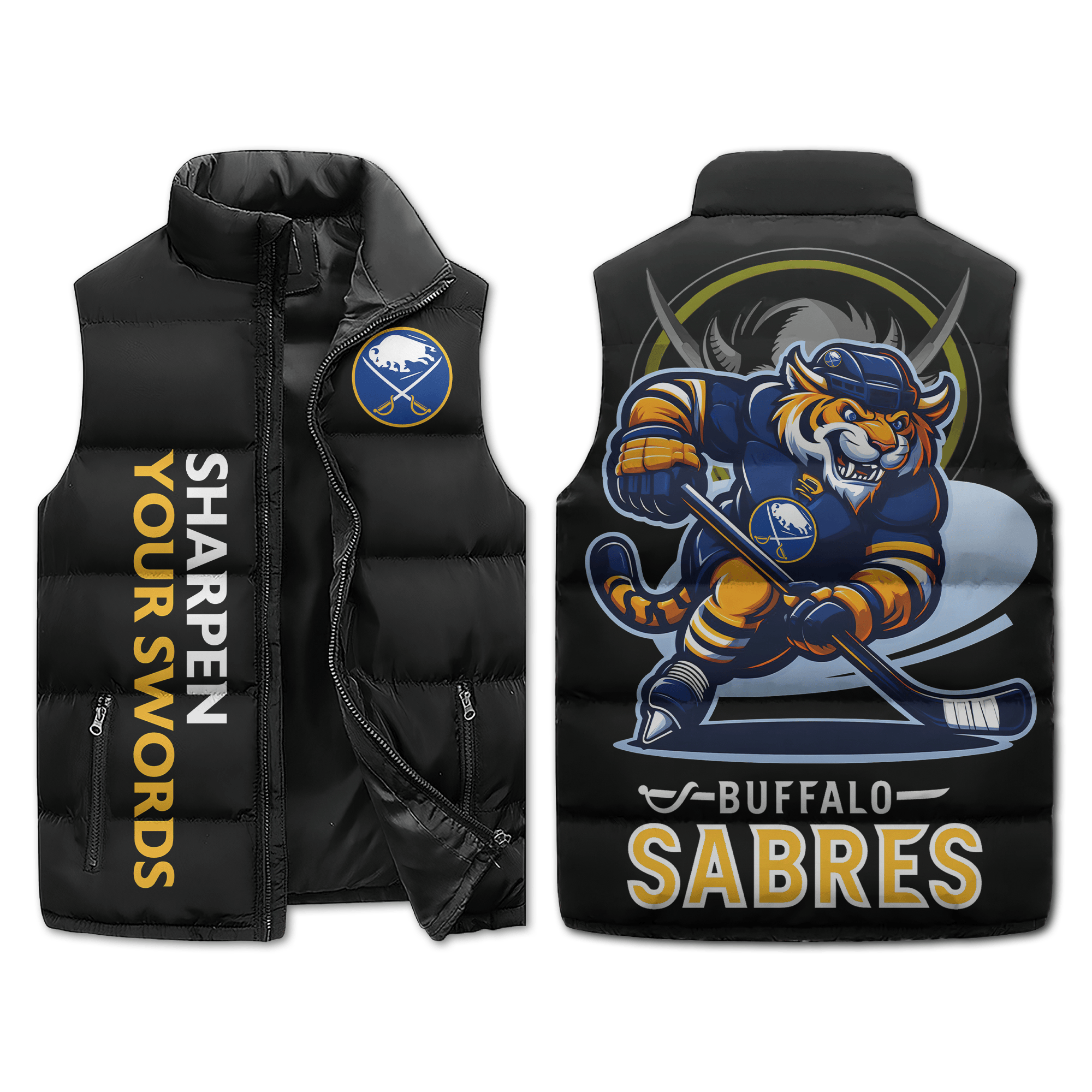 Buffalo Sabres NHL Style Sleeveless Puffer Jacket For Fans
