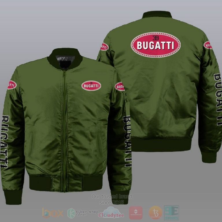 Bugatti Car Style Bomber Jacket For Fans