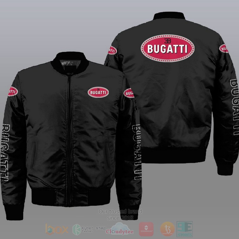 Bugatti Car Style Bomber Jacket For Fans
