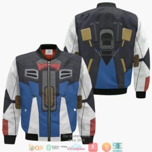 Burning Gundam Mobile Fighter G Gundam Anime Style Bomber Jacket For Fans