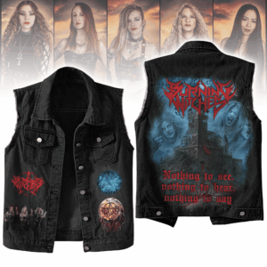 Burning Witches Music Style Sleeveless Jacket For Fans