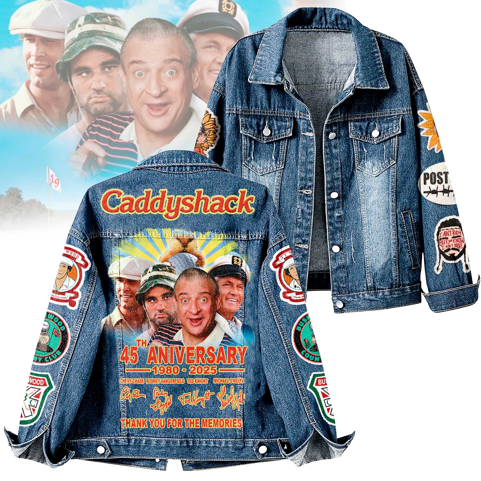 Caddyshack Movies Denim Jacket Gift For Fans