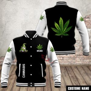 Cannabis Style Baseball Jacket For Fans