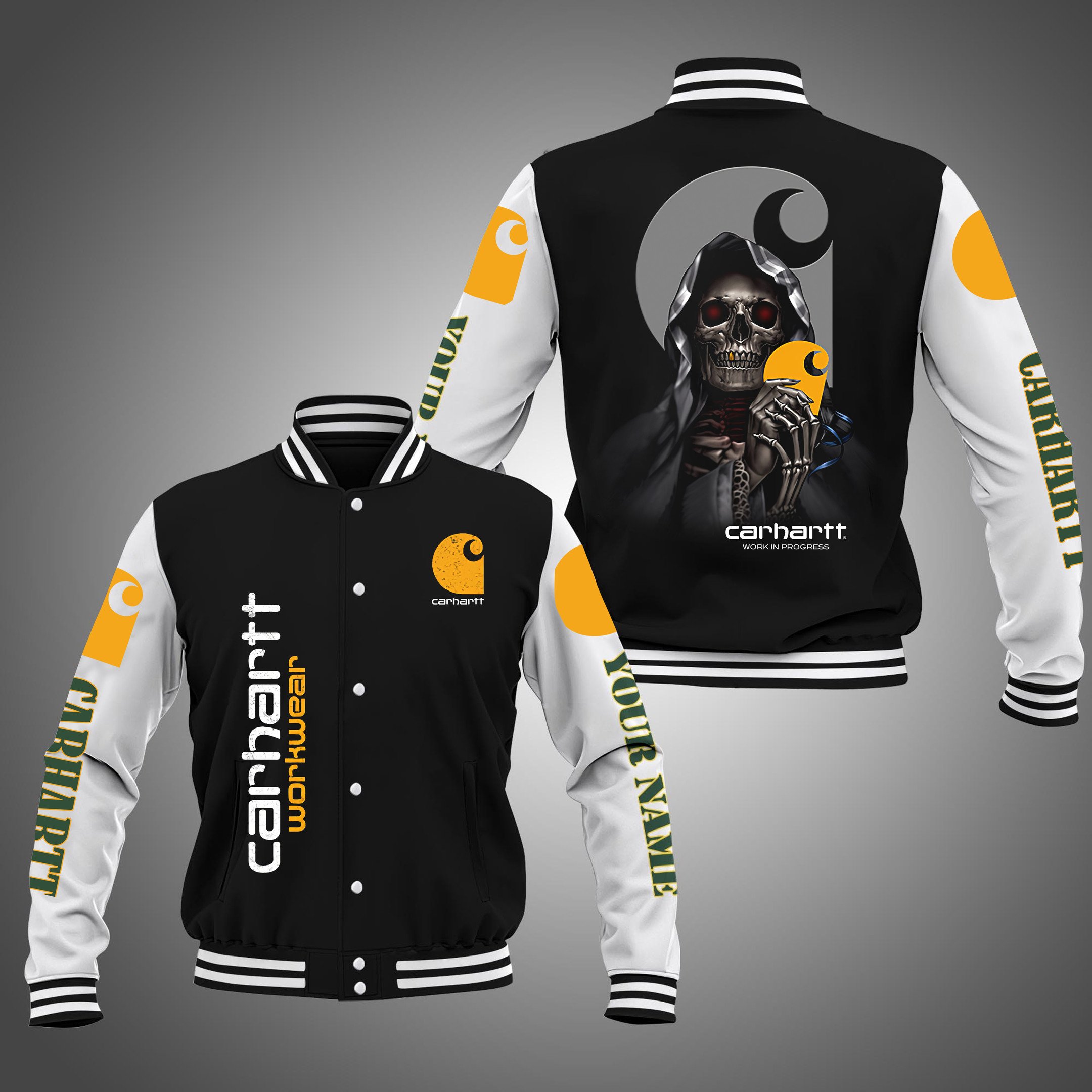 Carhartt Style Baseball Jacket For Fans