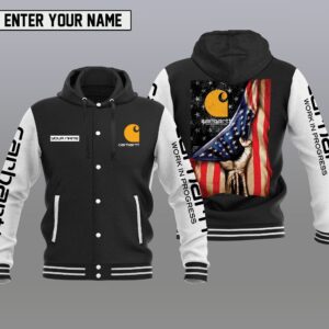 Carhartt Style Hooded Baseball Jacket For Fans