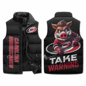 Carolina Hurricanes NHL Style Sleeveless Puffer Jacket For Fans
