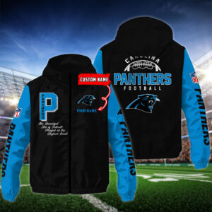 Carolina Panthers NFL Personalized Style Windbreaker Jacket For Fans