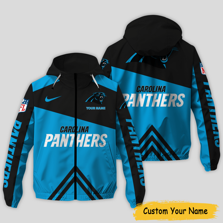 Carolina Panthers NFL Personalized Style Windbreaker Jacket For Fans