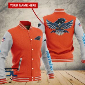 Carolina Panthers NFL Style Baseball Jacket For Fan