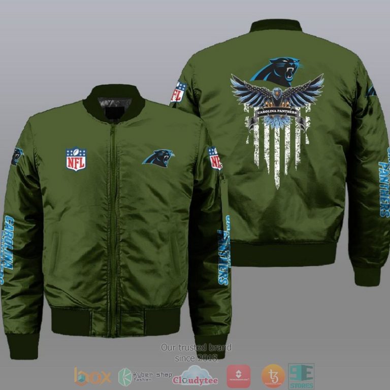 Carolina Panthers NFL Style Bomber Jacket For Fans