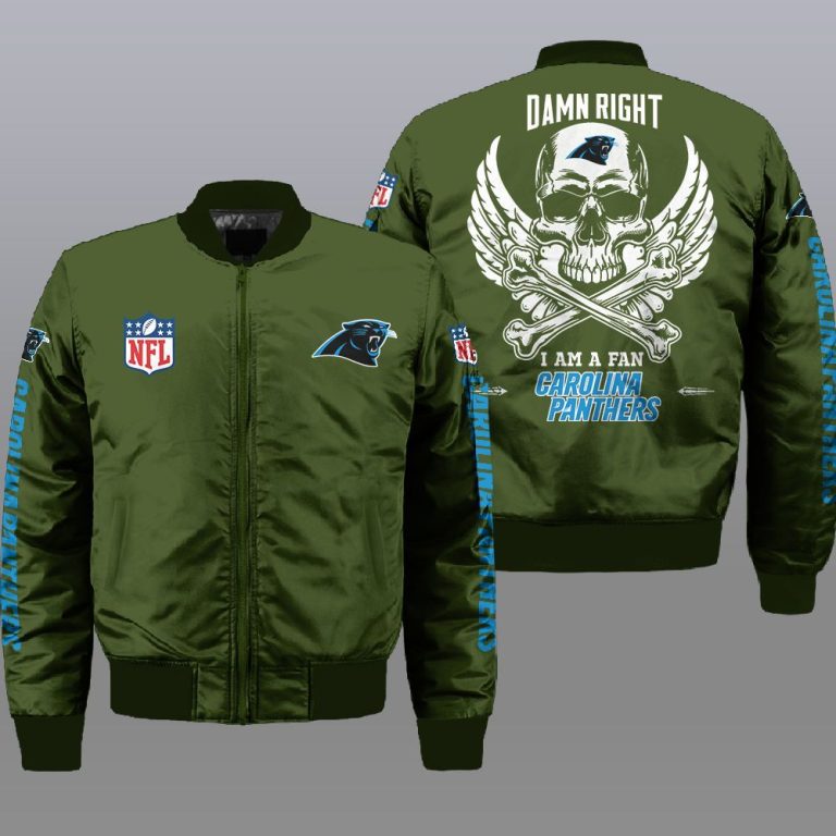 Carolina Panthers NFL Style Bomber Jacket For Fans