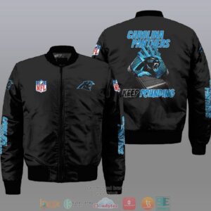 Carolina Panthers NFL Style Bomber Jacket For Fans