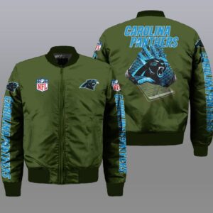 Carolina Panthers NFL Style Bomber Jacket For Fans