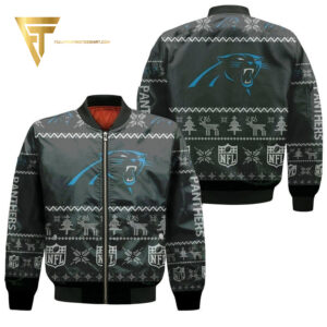 Carolina Panthers NFL Style Bomber Jacket For Fans