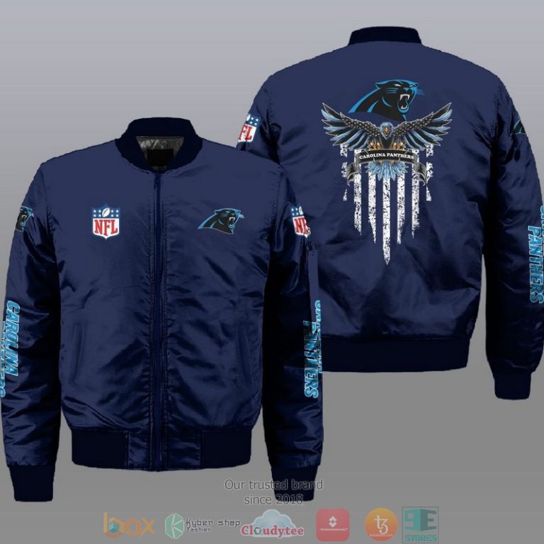 Carolina Panthers NFL Style Bomber Jacket For Fans