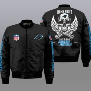 Carolina Panthers NFL Style Bomber Jacket For Fans